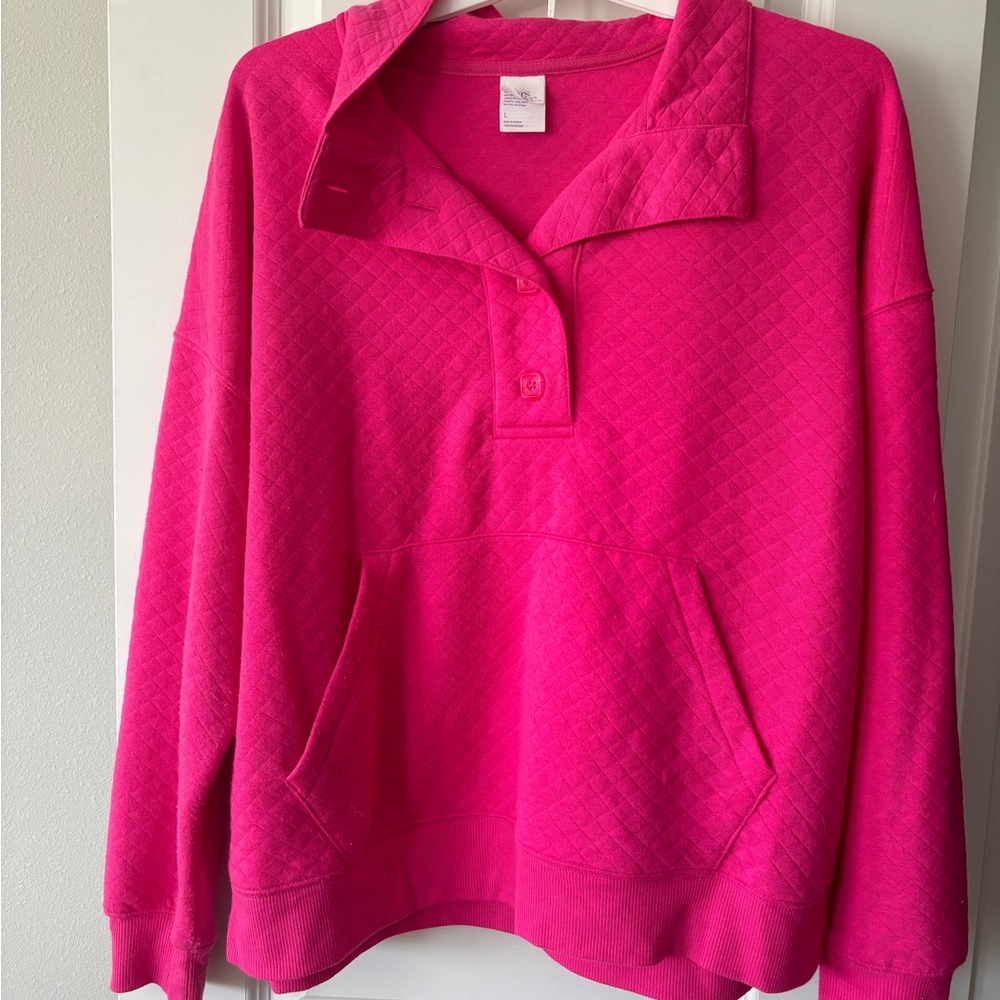 Stars Above hot pink quilted pajama set